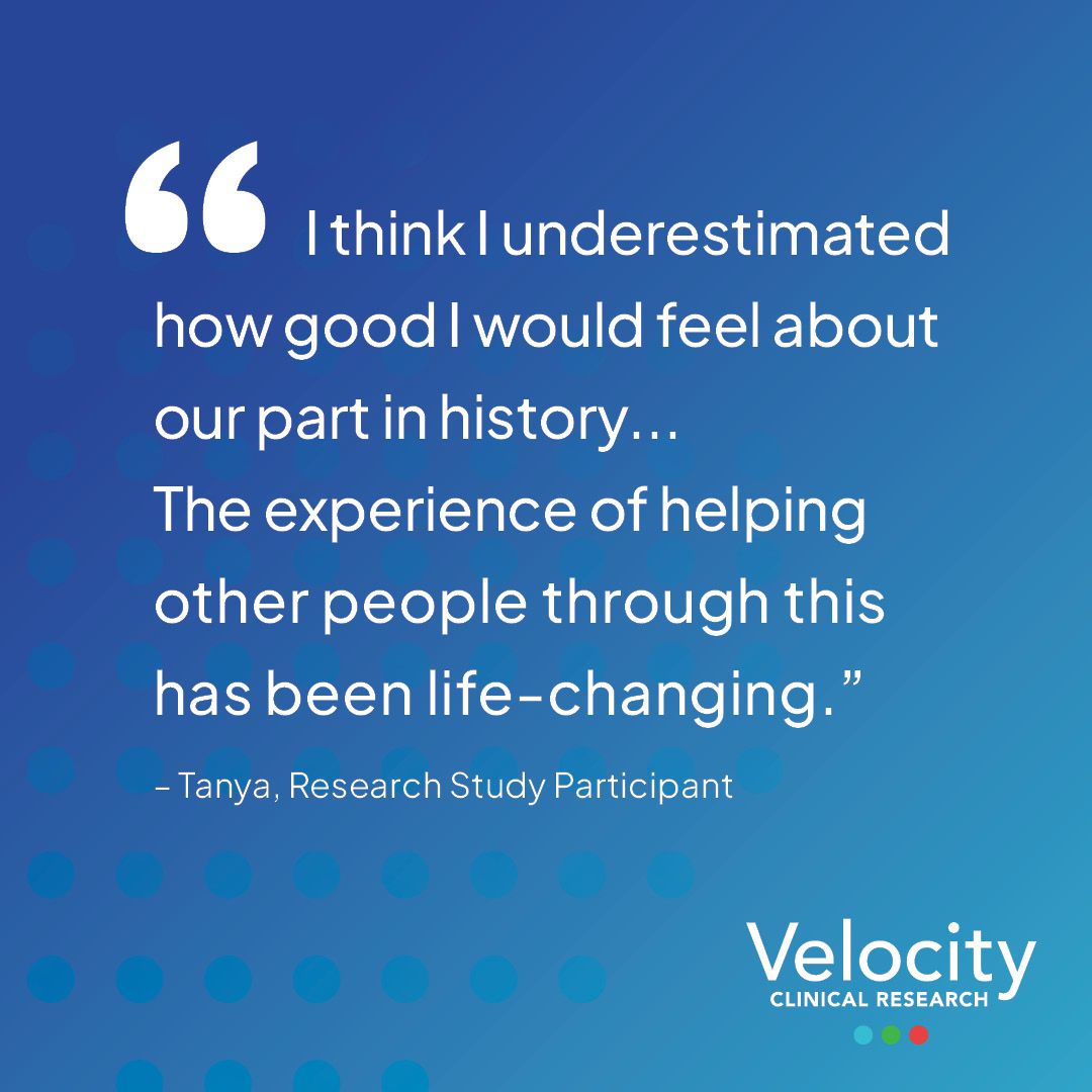 Tanya - research study participant testimonial