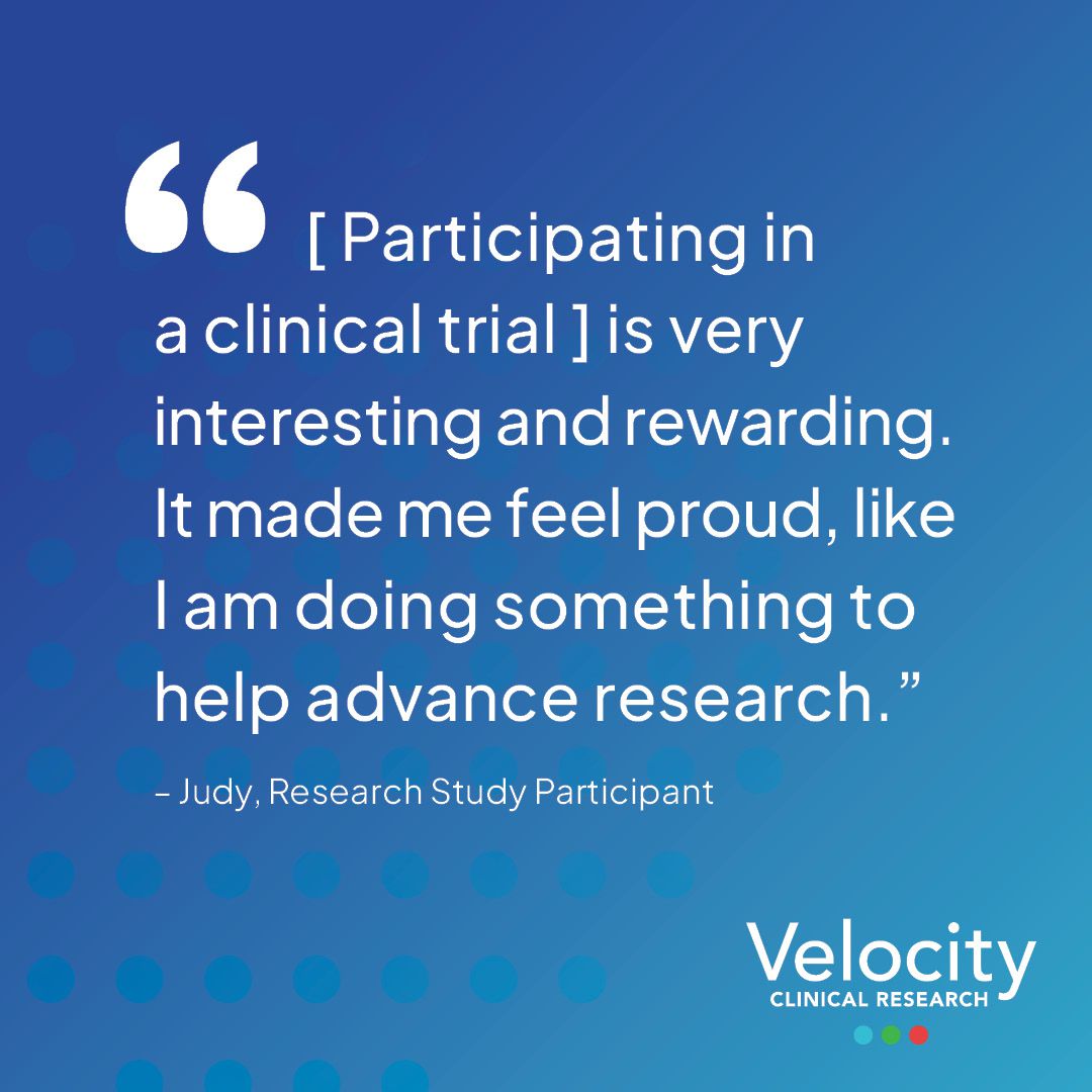 Judy - research study participant testimonial