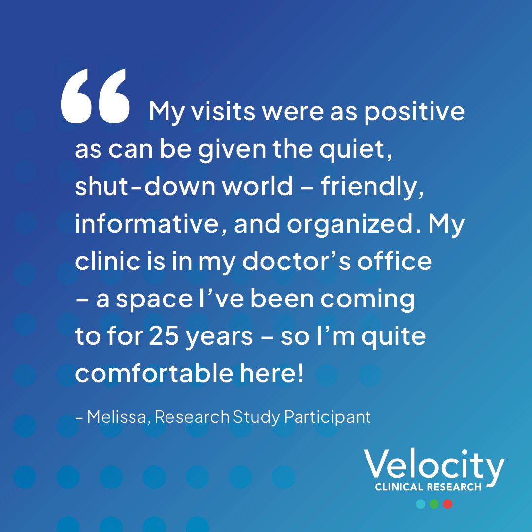 Melissa - research study participant testimonial