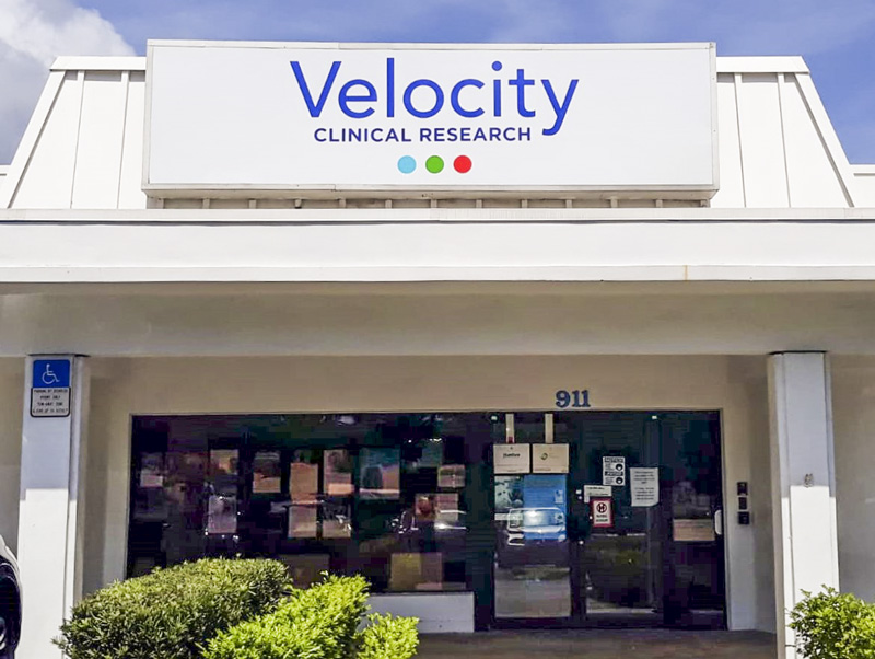 Hallandale Beach Florida Velocity Clinical Research Site 
