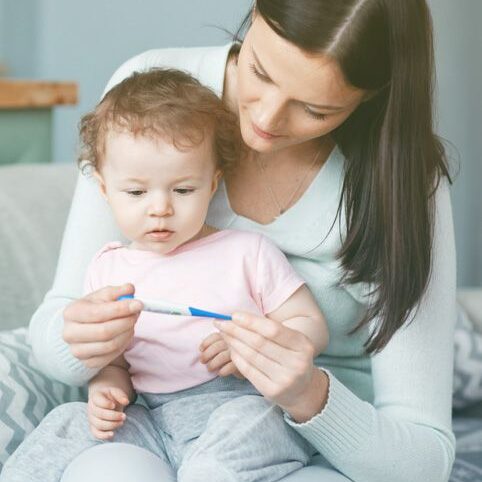 madre y bebé